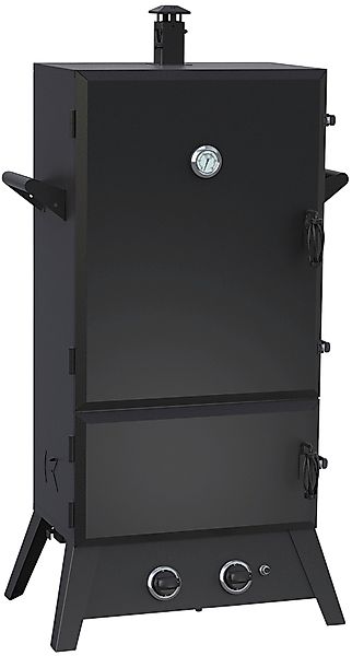 El Fuego Gas-Smoker Portland XXL 2 Brenner Schwarz günstig online kaufen