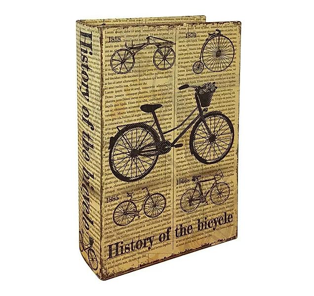 Hohles Buch mit Geheimfach History of the Bicycle Buchversteck Nostalgie 21 günstig online kaufen