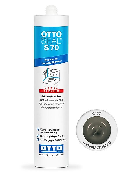 OTTO-Chemie Silikon Ottoseal S70 Premium-Naturstein-Silikon 310ml, günstig online kaufen