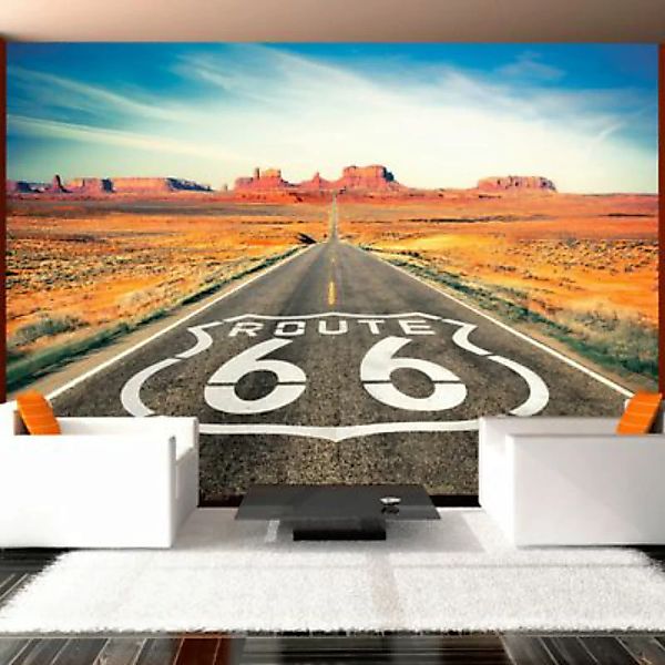 artgeist Fototapete Route 66 mehrfarbig Gr. 100 x 70 günstig online kaufen