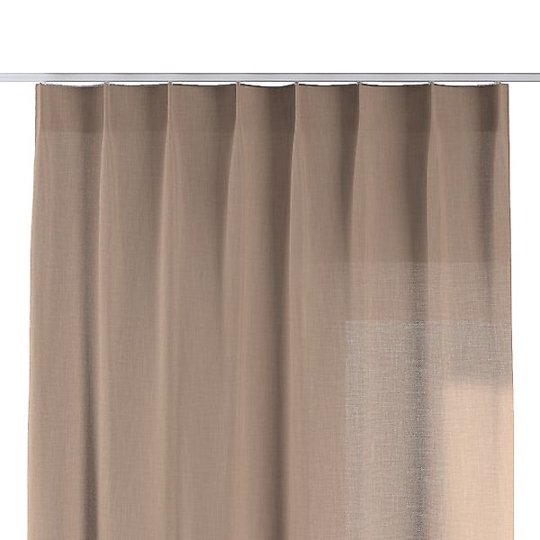 Vorhang mit flämischen 1-er Falten, sand, Sensual Premium (144-44) günstig online kaufen