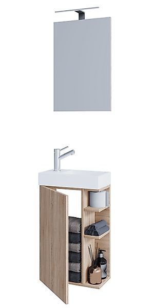 VCM Waschtisch 2-tlg Gäste WC Badmöbel günstig online kaufen