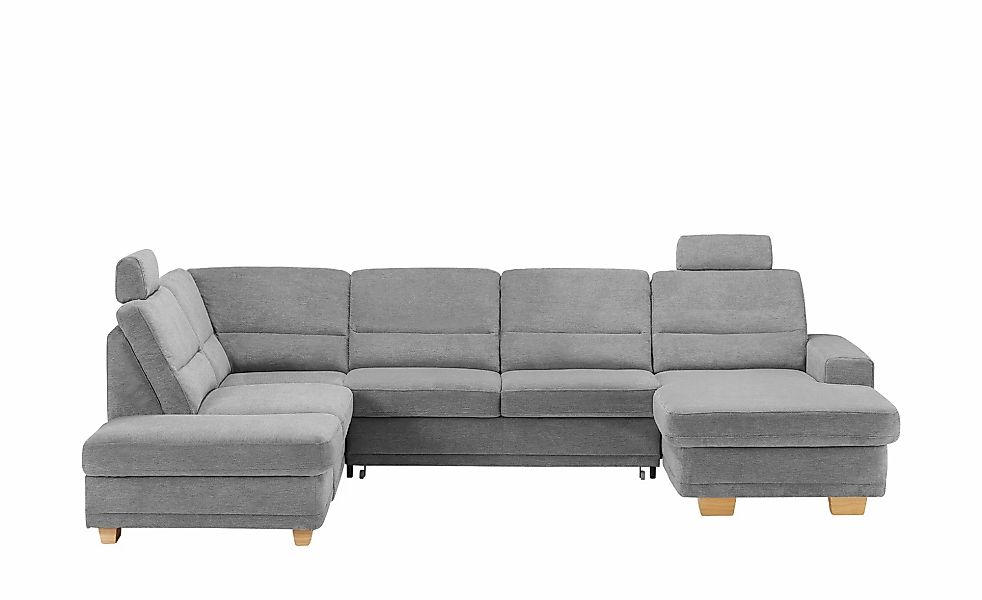 meinSofa Wohnlandschaft aus Mikrofaser Marc ¦ grau ¦ Maße (cm): B: 311 H: 8 günstig online kaufen