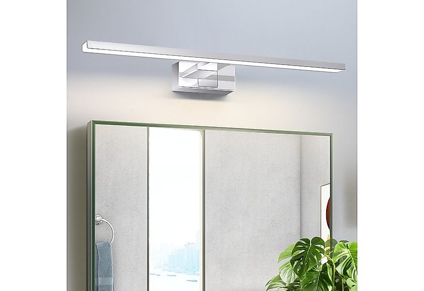 ZMH LED Spiegelleuchte 60cm Modern Chrom Wandlampe 4000K Spiegelschrank, Au günstig online kaufen