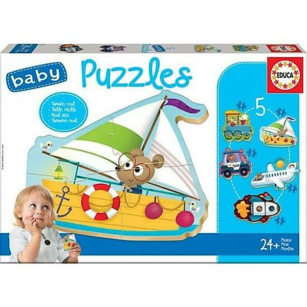 Educa Puzzle Fahrzeuge Puzzle 2-5Stück, Puzzleteile günstig online kaufen