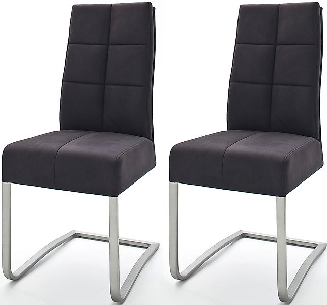 MCA furniture Esszimmerstuhl »Salva Schwingstuhl«, (Set), 2 St., Microfaser günstig online kaufen