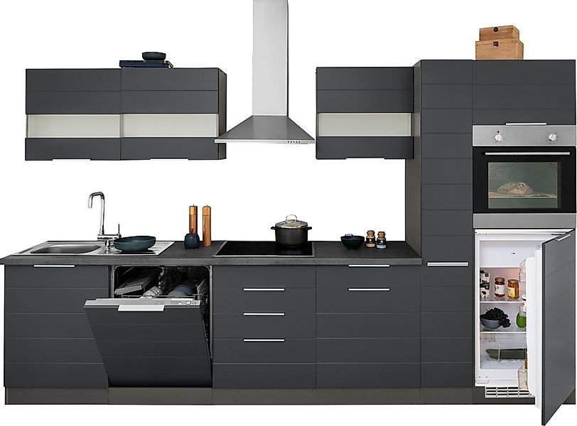 KOCHSTATION Küchenzeile "KS-Luhe" 330 cm breit, wahlweise mit oder ohne E-G günstig online kaufen