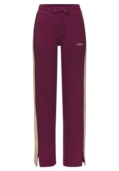 s.Oliver Sweathose Loumngehose mit Kontraststreifen und Pipings, Loungewear günstig online kaufen