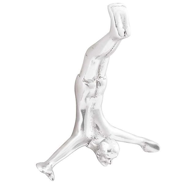 vidaXL Skulptur Skulptur Silber 22 x 8 x 25 cm Aluminium (1 St) günstig online kaufen