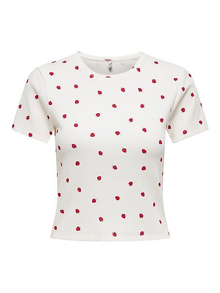 ONLY Kurzarmshirt ONLFENJA LIFE SS AOP TOP JRS NOOS Baumwollmischung, Cropp günstig online kaufen