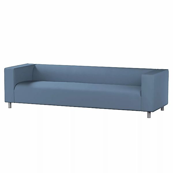 Bezug für Klippan 4-Sitzer Sofa, blau, Bezug für Klippan 4-Sitzer, Bouclé ( günstig online kaufen