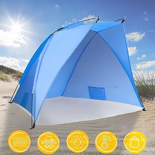 TRESKO Strandmuschel, Strandzelt inkl. Tragetasche, Strandmuschel günstig online kaufen