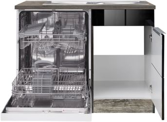 KOCHSTATION Spülenschrank "KS-Brindisi" 110 cm breit, inkl. Möbeltür für Ge günstig online kaufen