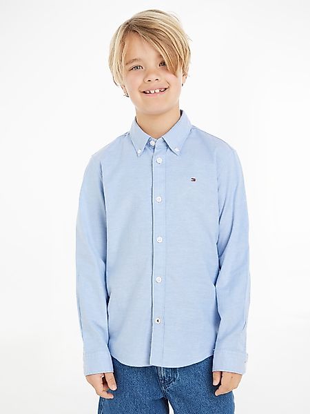 Tommy Hilfiger Langarmhemd BOYS STRETCH OXFORD günstig online kaufen