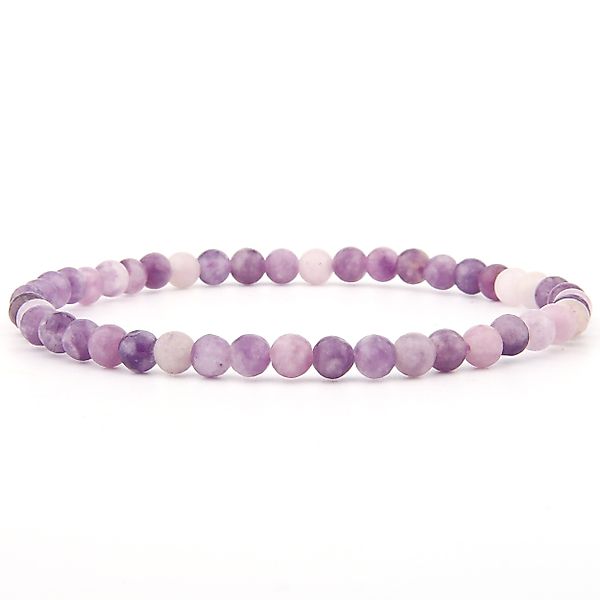 Vascavi Armband Lepidolit Edelstein Perlenarmband, Made günstig online kaufen
