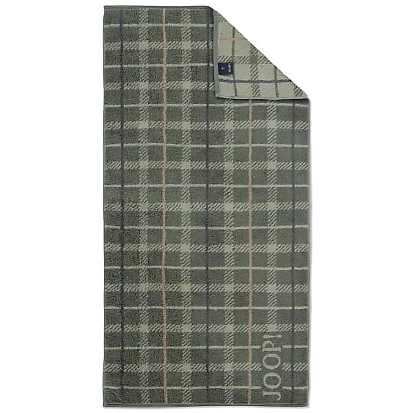 JOOP! Handtücher Contour Checked 1715 - Farbe: Oliv - 47 - Handtuch 50x100 günstig online kaufen