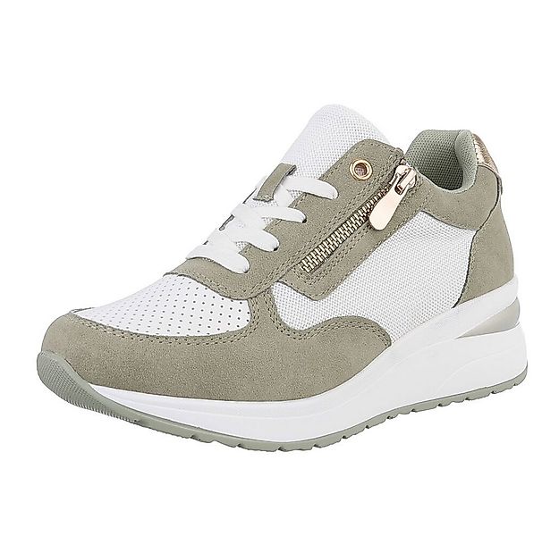 Ital-Design Damen Low-Top Freizeit Sneaker (88671809) Keilabsatz/Wedge Snea günstig online kaufen
