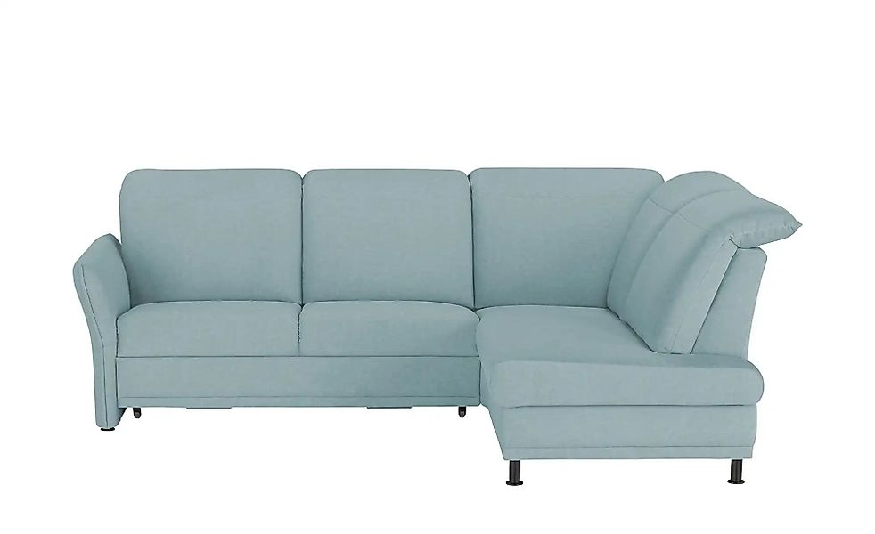 Polstermöbel Oelsa Ecksofa  Mallorca ¦ blau ¦ Maße (cm): B: 258 H: 92 T: 19 günstig online kaufen