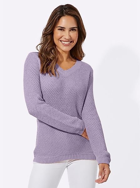 Sieh an! Strickpullover Langarm-Pullover günstig online kaufen