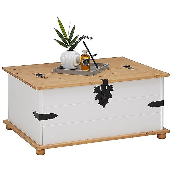 IDIMEX Truhentisch TEQUILA, Mexico Truhe mit Deckel & 5 Schubkästen, Kiefer günstig online kaufen