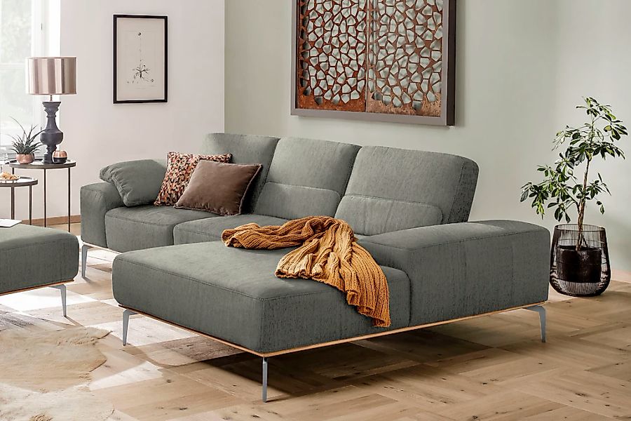 W.SCHILLIG Ecksofa "run, Designsofa mit tollem Sitzkomfort, L-Form", mit el günstig online kaufen