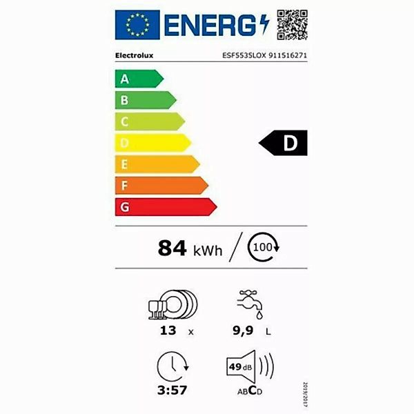 Geschirrspüler Electrolux Esf5535lox Edelstahl 60 Cm günstig online kaufen