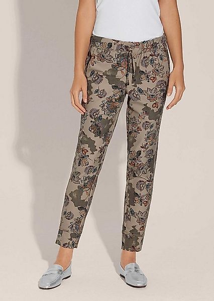 MADELEINE Jogger Pants Hose mit Blumenmuster günstig online kaufen
