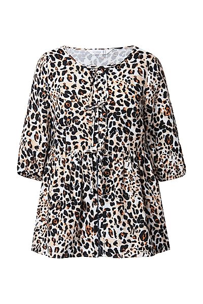 MIAMODA Longbluse Bluse A-Linie Musselin Leo günstig online kaufen