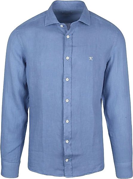 Hackett Hemd Garment Dyed Blau - Größe XL günstig online kaufen