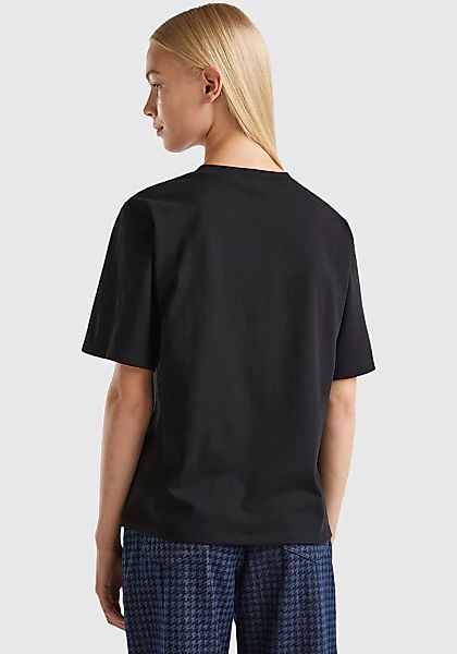 United Colors of Benetton T-Shirt, mit Label-Schriftzug vorne günstig online kaufen