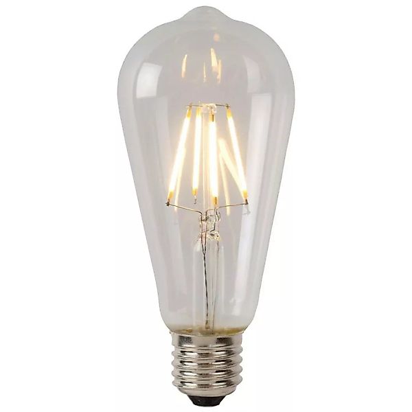 LED Leuchtmittel E27 - ST64 in Transparent 7W 1300lm dimmbar Einerpack günstig online kaufen