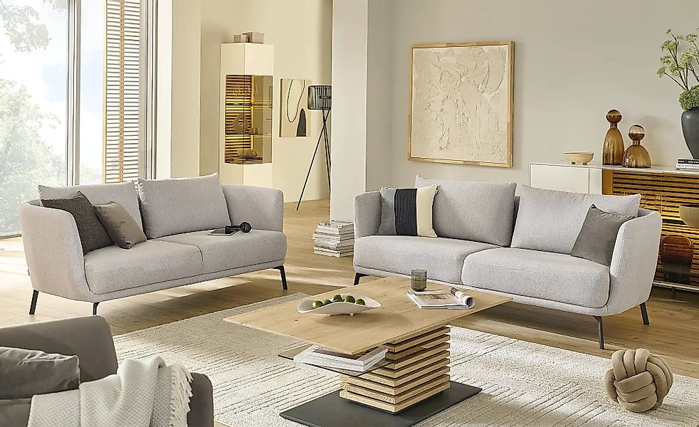 SCHÖNER WOHNEN Kollektion Einzelsofa  Pearl ¦ grau ¦ Maße (cm): B: 210 H: 7 günstig online kaufen