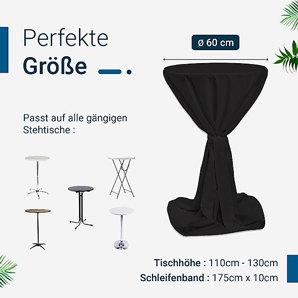 TexDeko Stehtischhusse Premium für Bistrotisch mit günstig online kaufen
