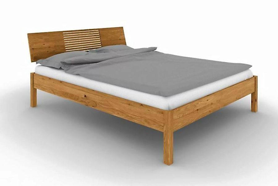 byoak Bett VENTO A-5 100 x 210 aus Massivholz, mit Holzkopfteil, Naturgeölt günstig online kaufen