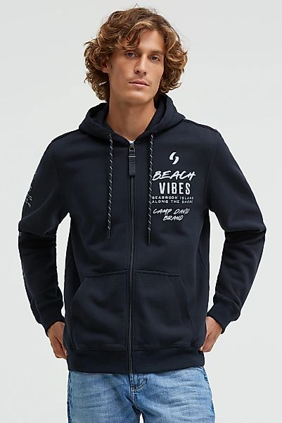 CAMP DAVID Kapuzensweatjacke aus Baumwolle günstig online kaufen