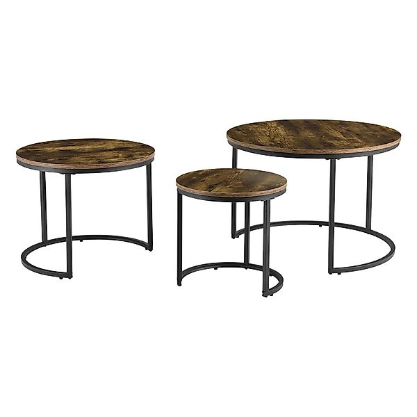 en.casa Couchtisch (3er-Set), Arvidsjaur 3er Couchtischset günstig online kaufen