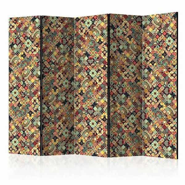 artgeist Paravent Rainbow Mosaic II [Room Dividers] mehrfarbig Gr. 225 x 17 günstig online kaufen