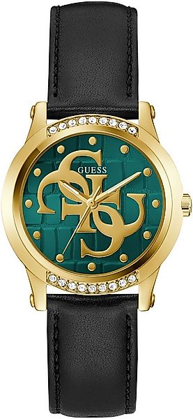 Guess Quarzuhr ANNETTE GW0860L6, Armbanduhr, Damenuhr, Lederarmband, analog günstig online kaufen