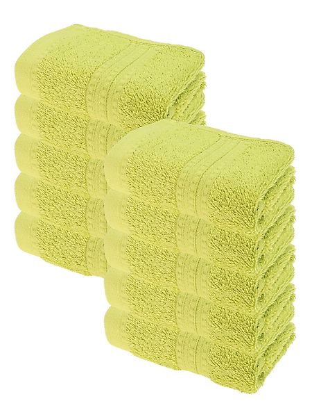 Julie Julsen Handtücher 10-Handtücher-Limette, Bio-Baumwolle (10-St) günstig online kaufen