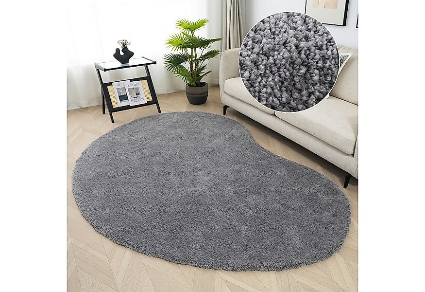 LeGer Home by Lena Gercke Hochflor-Teppich Halrum, einfarbig, besondere For günstig online kaufen