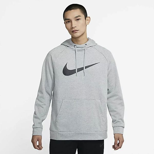 Nike Dri-fit Swoosh Kapuzenpullover XL Dark Grey Heather / Black günstig online kaufen