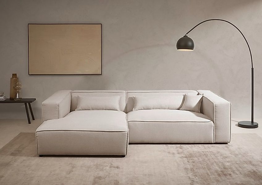 LeGer Home by Lena Gercke Ecksofa »PIARA XXL, Big-Sofa, Cord, Leinenoptik o günstig online kaufen