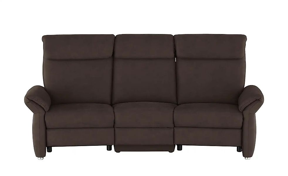 Wohnwert Trapezsofa mit USB Anschluss Melina ¦ braun ¦ Maße (cm): B: 226 H: günstig online kaufen