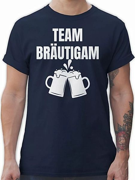 Shirtracer T-Shirt Team Bräutigam JGA Männer günstig online kaufen