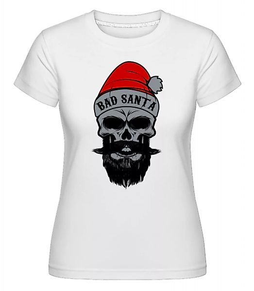 Bad Santa Skull · Shirtinator Frauen T-Shirt günstig online kaufen
