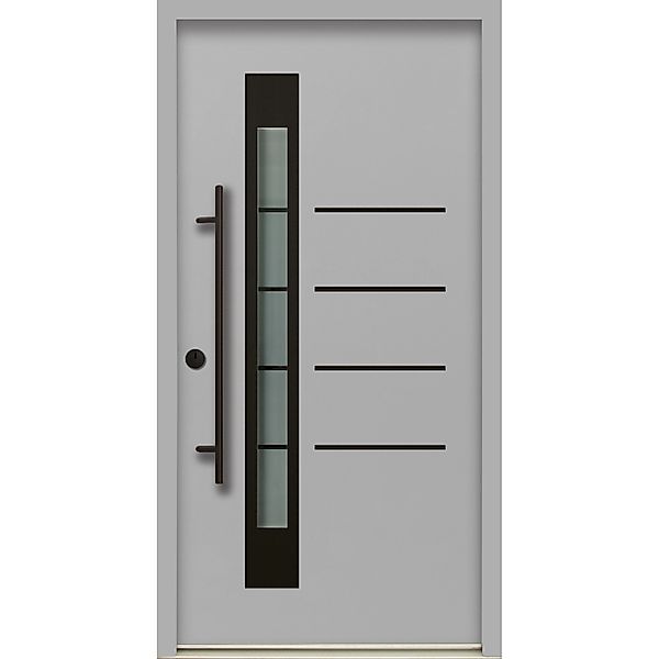 Splendoor Thermospace Sicherheits-Haustür Berlin Prime RC2 Grau 100x210 cm günstig online kaufen