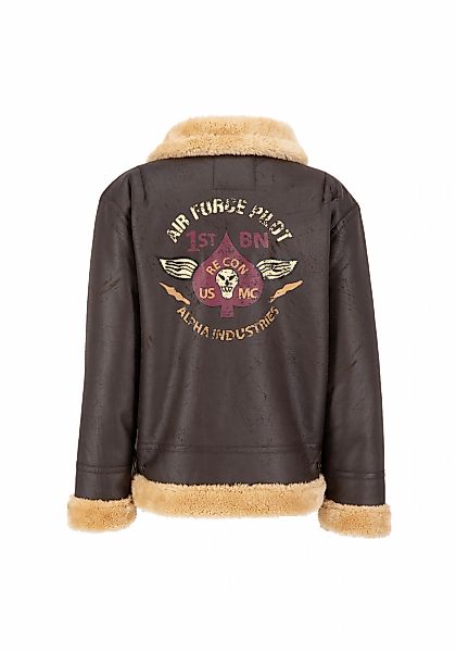 Alpha Industries Lederjacke "B-3 FL Custom" günstig online kaufen