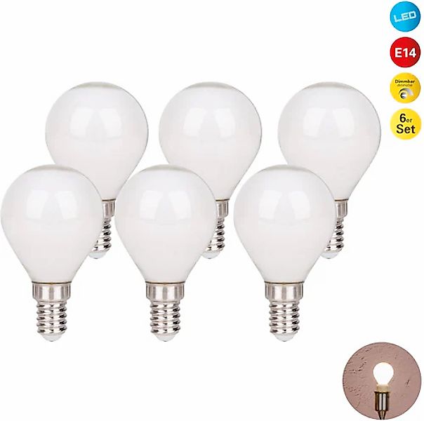 näve LED-Leuchtmittel »Daffy«, E14, 6 St., Warmweiß, 6er Set günstig online kaufen