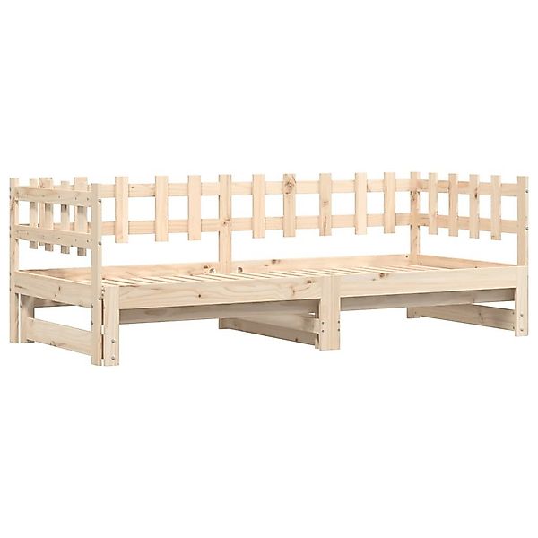 vidaXL Bett Tagesbett Ausziehbar 2x(90x190) cm günstig online kaufen