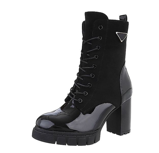 Ital-Design Damen Schnürschuhe Freizeit Schnürstiefelette (87336786) Blocka günstig online kaufen